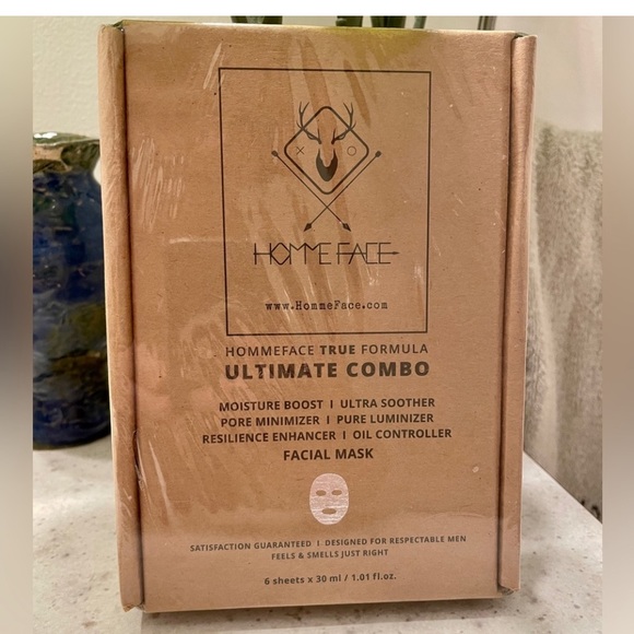 Hommeface face masks for his self care- great gift idea for him- New unopened - Picture 2 of 9